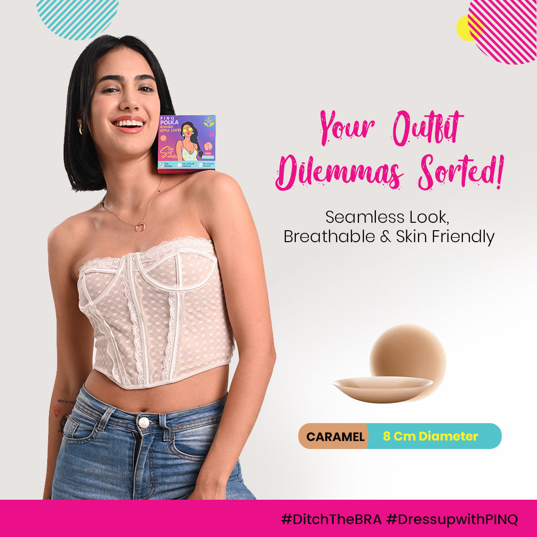 No Glue Reusable Nipple Covers