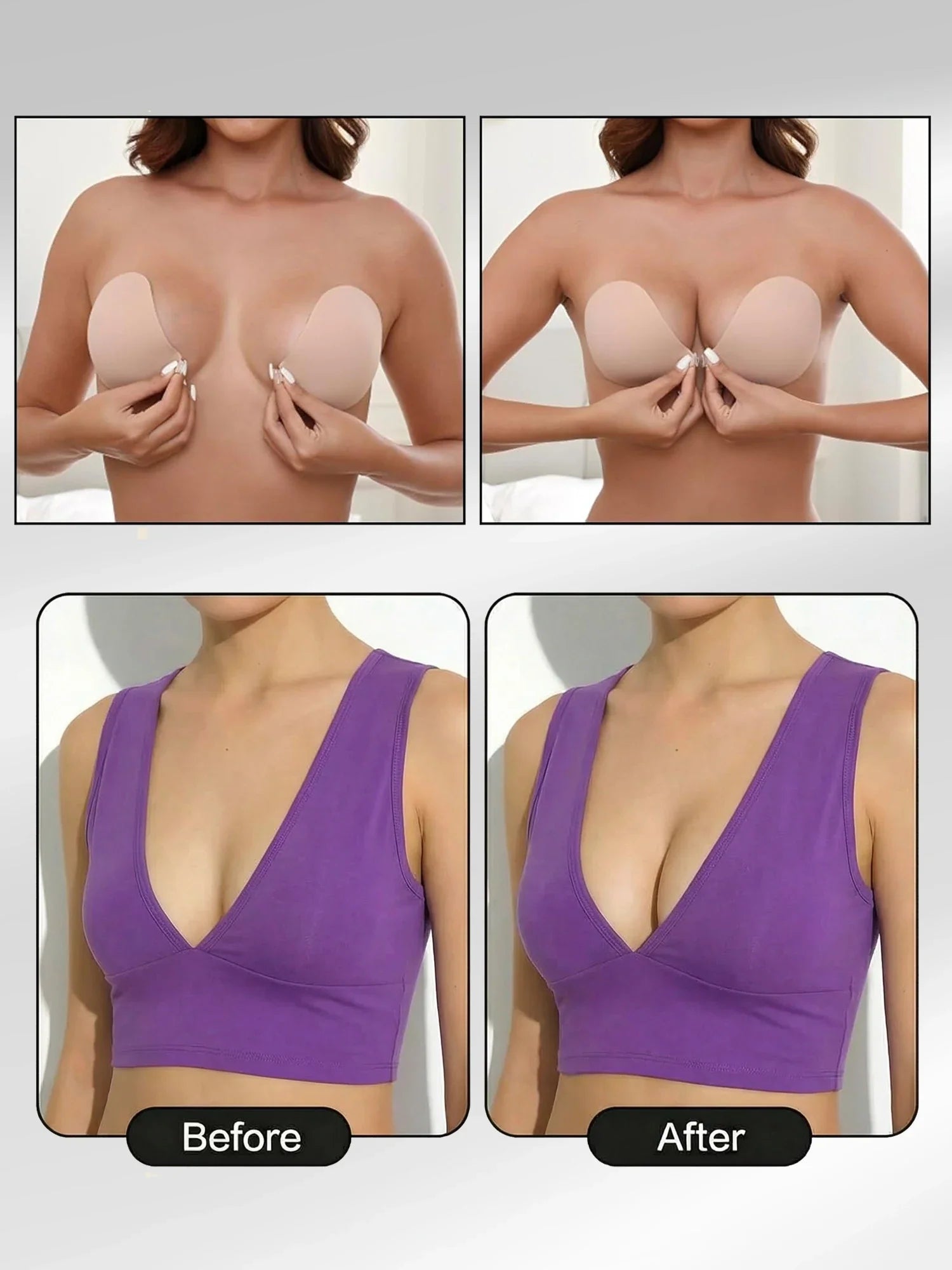 Cleavage Bra X Shaper Brief