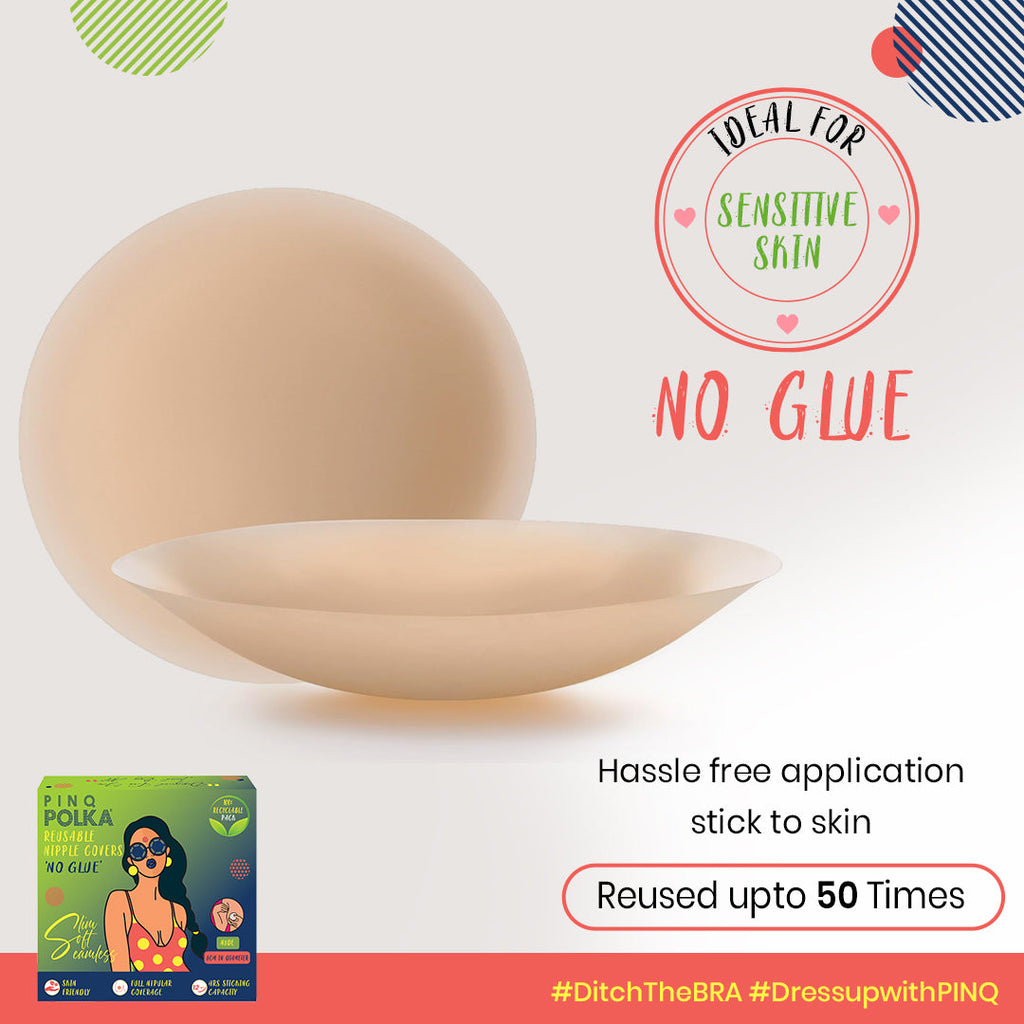 No Glue Reusable Nipple Covers