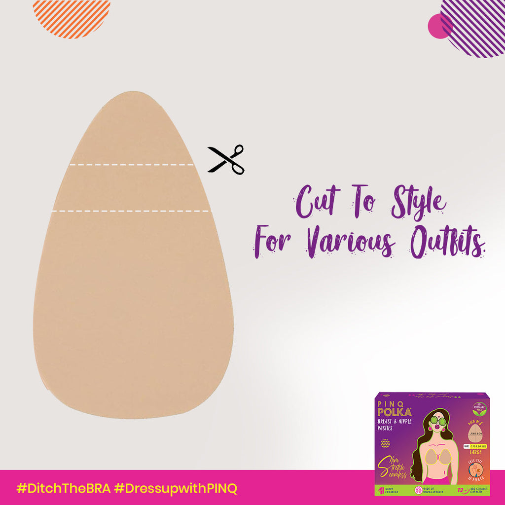 Breast Pasties & Breast Cups (Free 5 pairs of Nipple Pasties)
