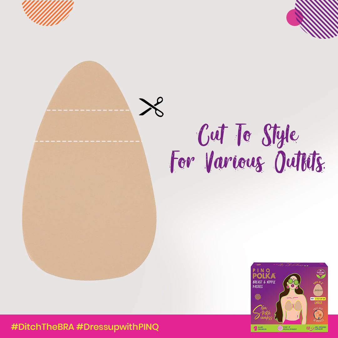 Breast Pasties & Breast Cups (Free 5 pairs of Nipple Pasties)