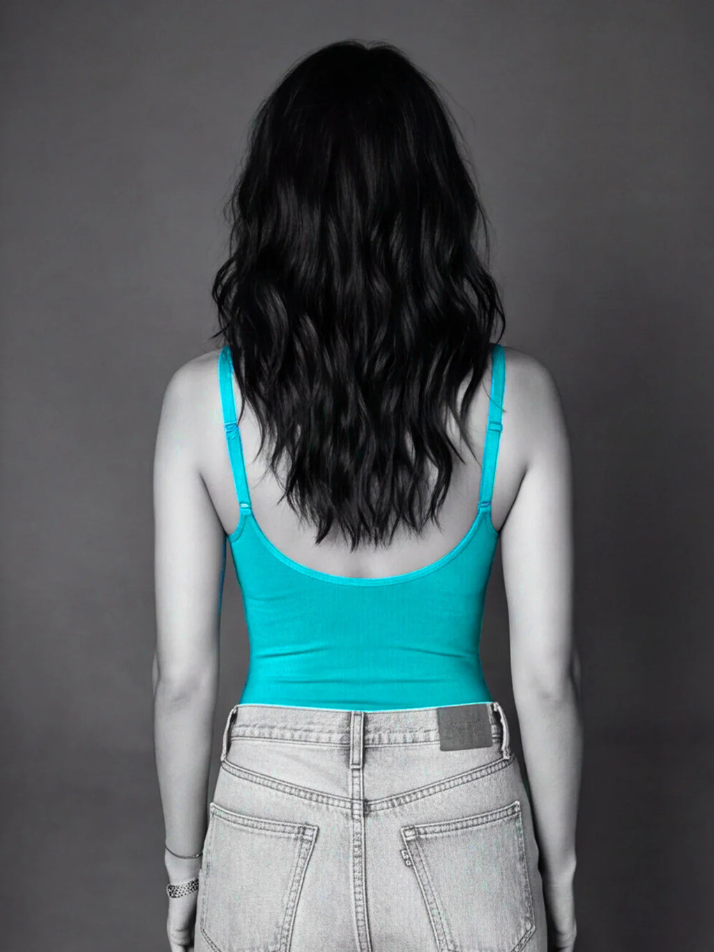Neon Pop Body Suit- Teal