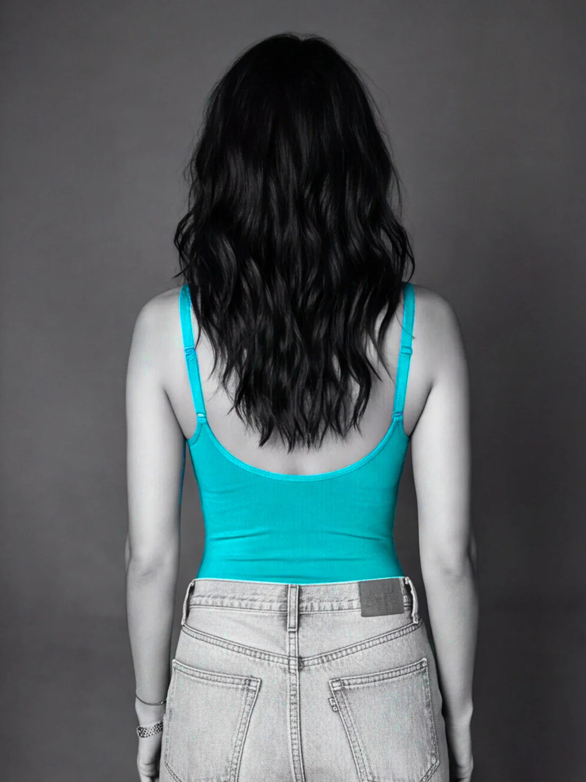 Neon Pop Body Suit- Teal